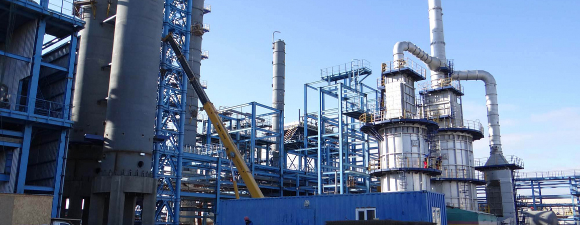 Проектирование, МТО, строительство и ввод в эксплуатацию Актауского битумного завода